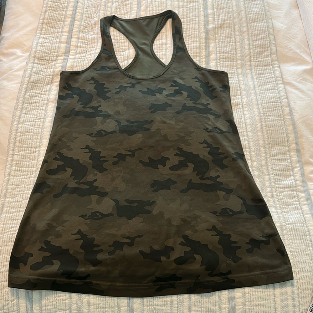 RARE Lululemon Savasana Camo Racerback Tank